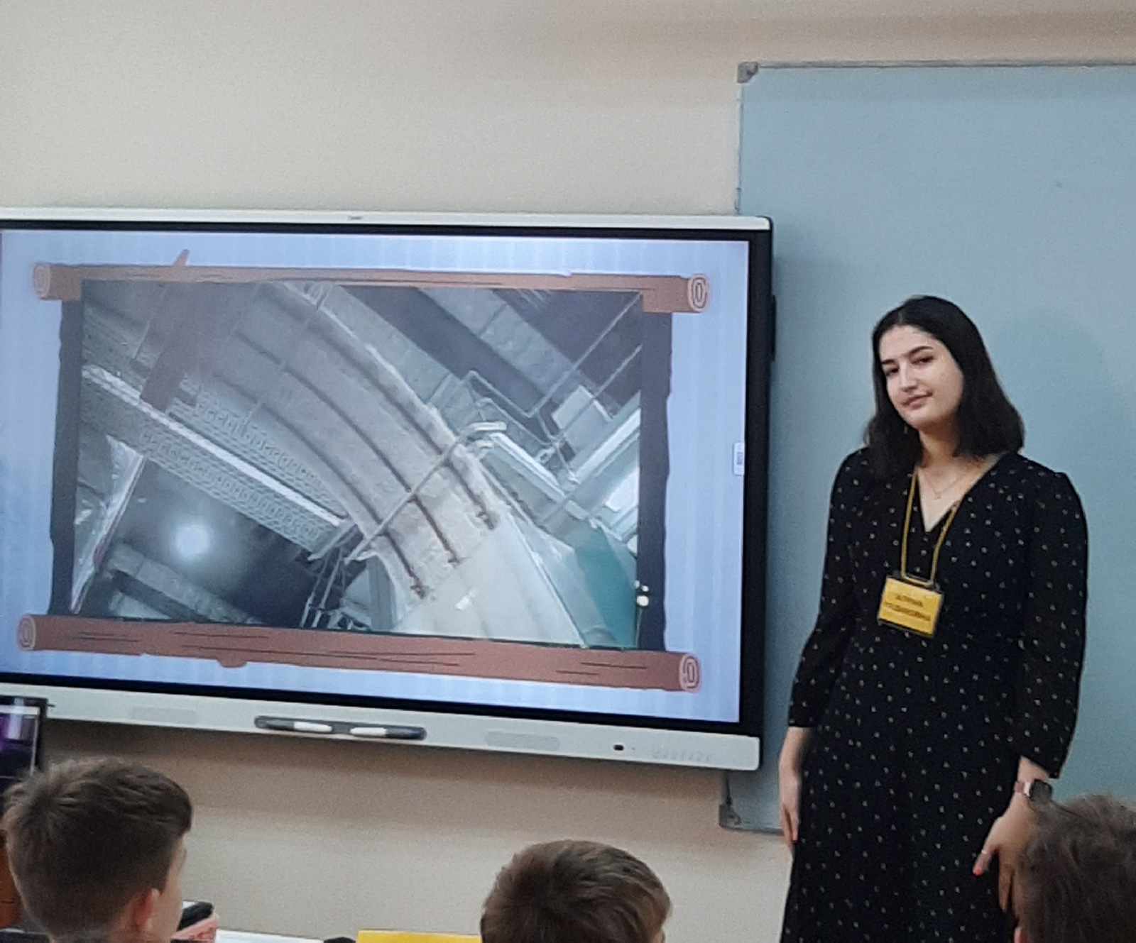 Студентка Загартдинова Алина группы 20 ФПИ 1 на конкурсе профессионального мастерства «Педагогический дебют -2024»